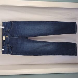 DL1961 Mara Mid Rise Ankle Straight Jeans India Ink Denim